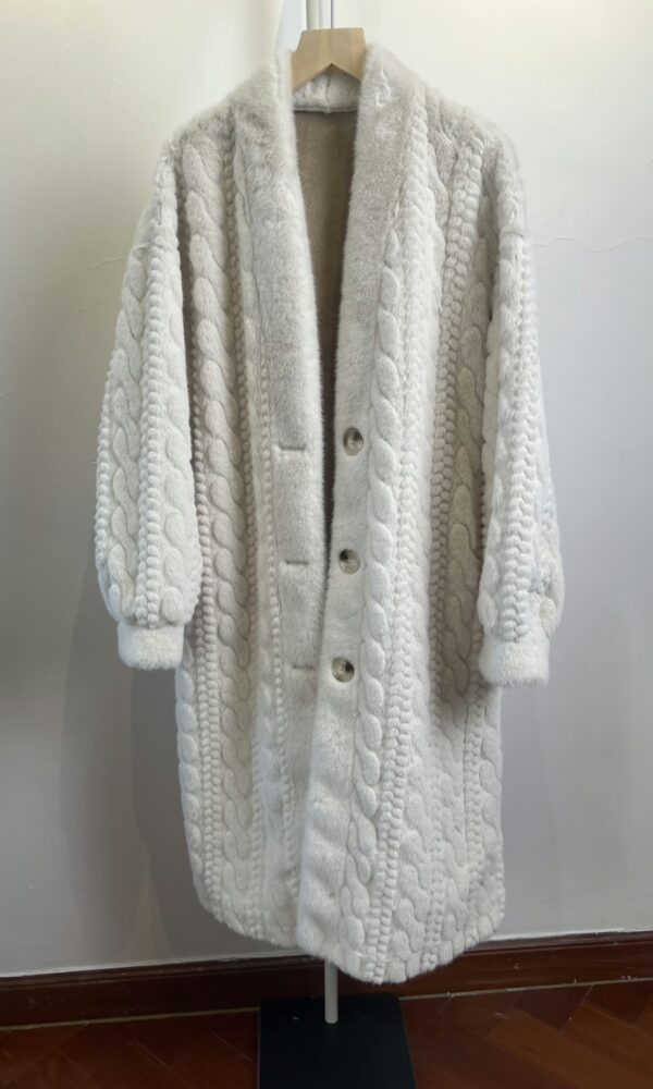 페이크퍼 롱 코트