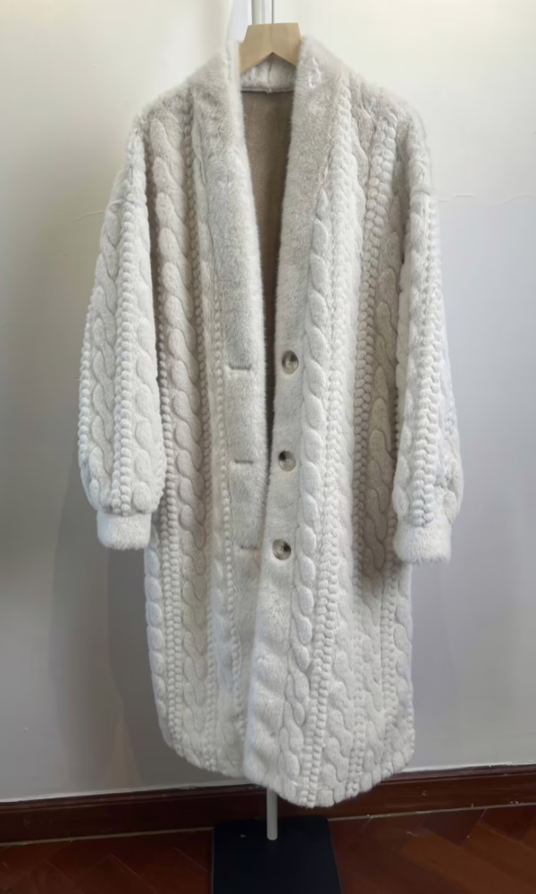 페이크퍼 롱 코트