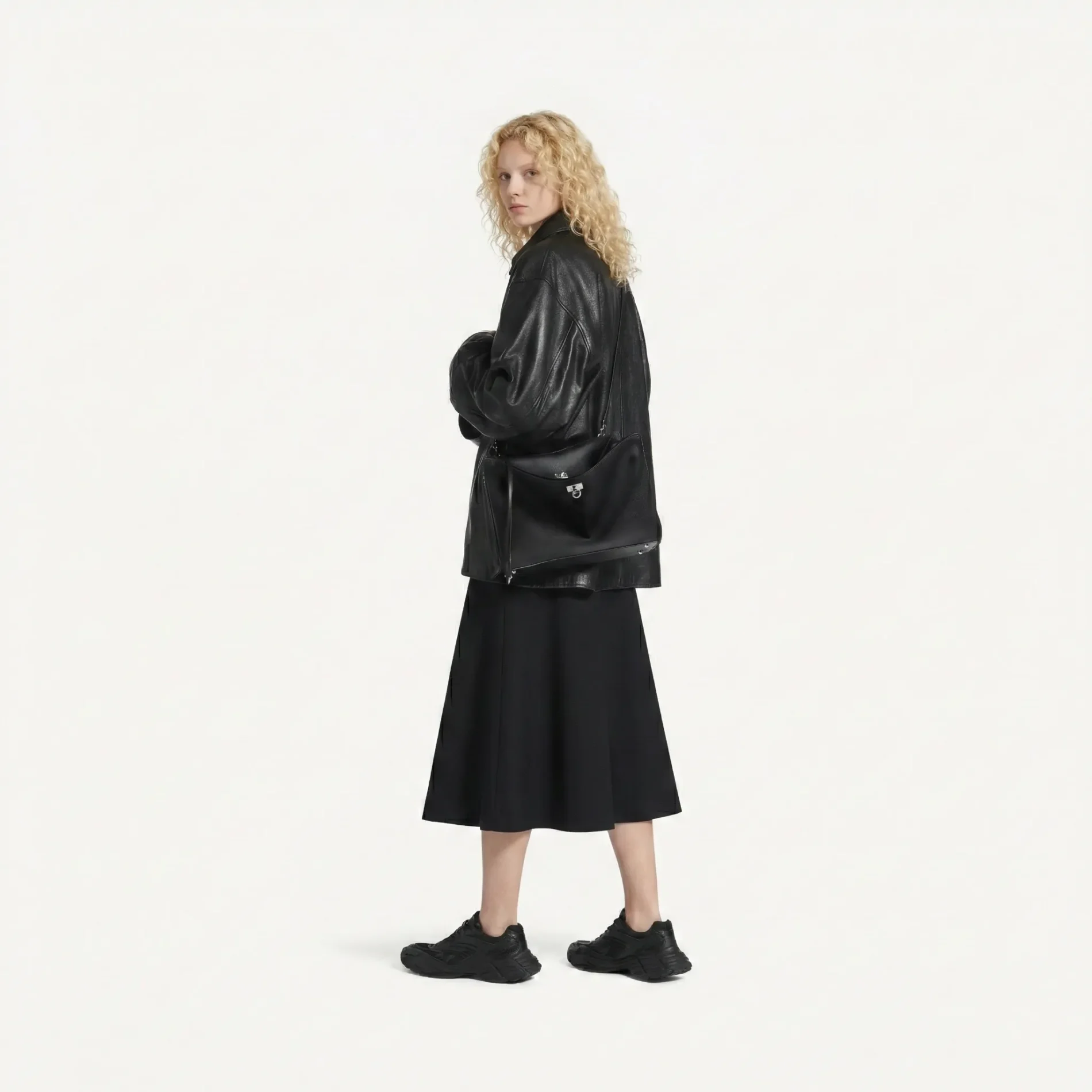 보부상 출근용 데일리 이태리 소가죽 로데오 스타일 토트 숄더 백 - 이미지 2