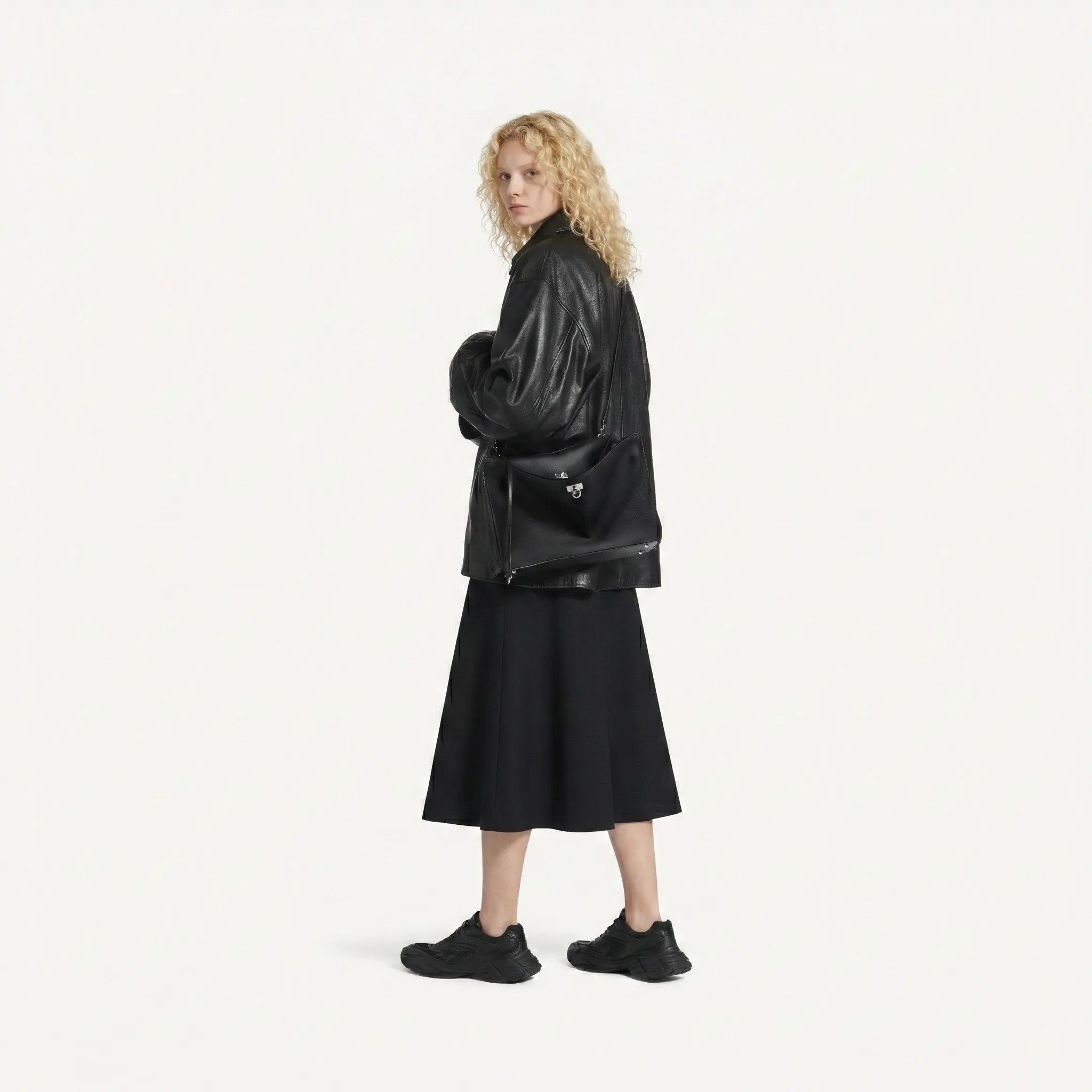 보부상 출근용 데일리 이태리 소가죽 로데오 스타일 토트 숄더 백 - 이미지 2